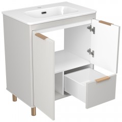 Тумба с раковиной Brevita Risacca Crema 70