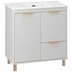 Тумба под раковину Brevita Risacca Crema 80 RIS-06080-0342Я
