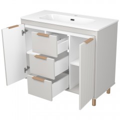 Тумба под раковину Brevita Risacca Crema 100 RIS-06100-0342Я