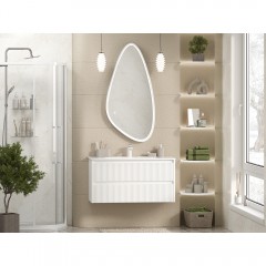 Тумба с раковиной Brevita Riva 100