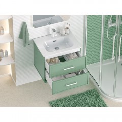 Тумба с раковиной Brevita Verde 60