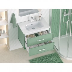 Тумба с раковиной Brevita Verde 70