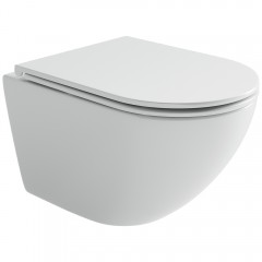 Унитаз подвесной Ceramica Nova Alba CN11005T безободковый торнадо