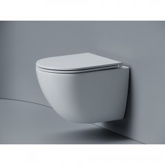Унитаз подвесной Ceramica Nova Alba CN11005T безободковый торнадо