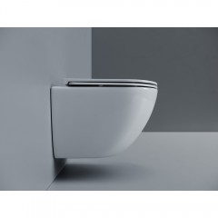 Унитаз подвесной Ceramica Nova Alba CN11005T безободковый торнадо