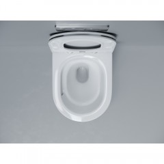 Унитаз подвесной Ceramica Nova Alba CN11005T безободковый торнадо