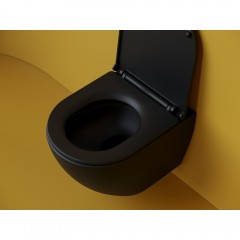 Унитаз подвесной Ceramica Nova Metropol CN4002TMB безободковый торнадо