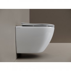 Унитаз подвесной Ceramica Nova Mia CN1805T безободковый торнадо