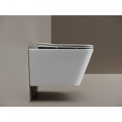 Унитаз подвесной Ceramica Nova Miro CN11003T безободковый торнадо
