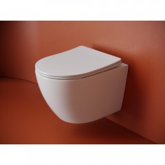 Унитаз подвесной Ceramica Nova Uno CN11001T безободковый торнадо