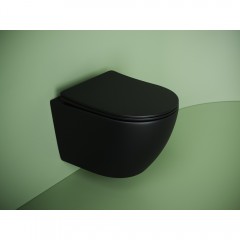 Унитаз подвесной Ceramica Nova Uno CN11001TMB безободковый торнадо