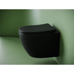 Унитаз подвесной Ceramica Nova Uno CN11001TMB безободковый торнадо