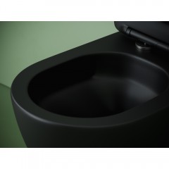 Унитаз подвесной Ceramica Nova Uno CN11001TMB безободковый торнадо