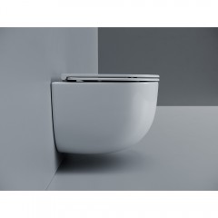 Унитаз подвесной Ceramica Nova Voga CN4012T безободковый торнадо
