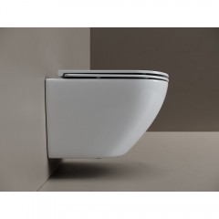 Унитаз подвесной Ceramica Nova Whirl CN11007T безободковый торнадо