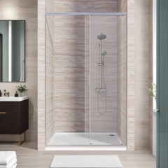 Душевая дверь GooDDooR Lite WTW-130-C-CH