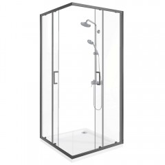 Душевое ограждение GooDDooR Lite CR-80-C-GM
