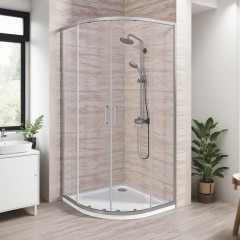Душевое ограждение GooDDooR Lite R-100-C-CH