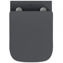 Унитаз подвесной BAS Hansmann Kvadro Dark Grey Rimless безободковый