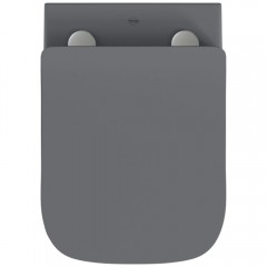 Унитаз подвесной BAS Hansmann Kvadro Grey Rimless безободковый
