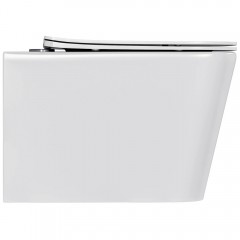 Унитаз подвесной BAS Hansmann Kvadro White Rimless безободковый