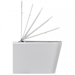 Унитаз подвесной BAS Hansmann Kvadro White Rimless безободковый