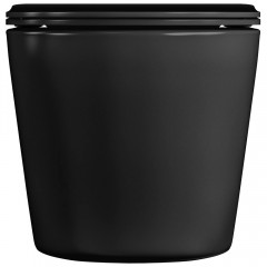 Унитаз подвесной BAS Hansmann Round Black Rimless безободковый