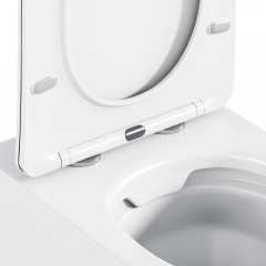 Унитаз подвесной BAS Hansmann Round White Rimless безободковый