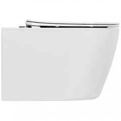 Унитаз подвесной BAS Hansmann Round White Rimless безободковый