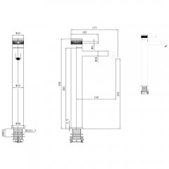 Смеситель для раковины Allen Brau Priority 5.31A02-31
