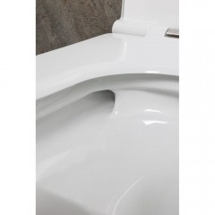 Унитаз подвесной Allen Brau Liberty 4.33012.20 безободковый торнадо