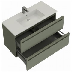 Тумба под раковину Allen Brau Eclipse 100 1.E1003.CGM cement grey matt