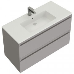 Тумба под раковину Allen Brau Eclipse 100 1.E1003.PGM platinum grey matt