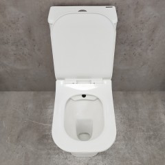 Унитаз Bloomix Elegant 1215SB bidet black безободковый с функцией биде и смесителем