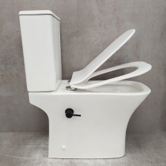Унитаз Bloomix Elegant 1215SB bidet black безободковый с функцией биде и смесителем