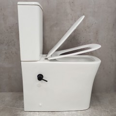 Унитаз Bloomix Magic 1218SB/UF1 bidet black безободковый с функцией биде и смесителем