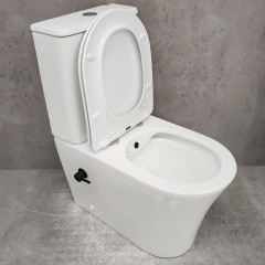 Унитаз Bloomix Alan 1219SB bidet black безободковый с функцией биде и смесителем
