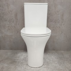 Унитаз Bloomix Bingo 1217SB bidet black безободковый с функцией биде и смесителем