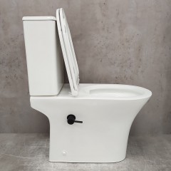Унитаз Bloomix Bingo 1217SB bidet black безободковый с функцией биде и смесителем