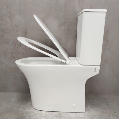Унитаз Bloomix Bingo 1217SB bidet black безободковый с функцией биде и смесителем