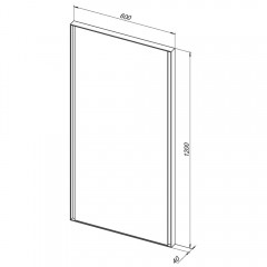 Зеркало Allen Brau Infinity 60x120 1.21020.BL