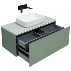 Тумба под столешницу Allen Brau Infinity 100 1.21004.CGM cement grey matt