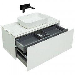 Тумба под столешницу Allen Brau Infinity 100 1.21004.WM white matt