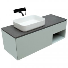 Тумба под столешницу Allen Brau Infinity 120 L 1.21006.PWM papyrus white matt