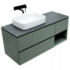 Тумба под столешницу Allen Brau Infinity 120 L 1.21005.CGM cement grey matt