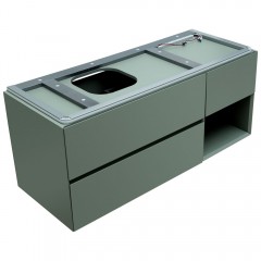 Тумба под столешницу Allen Brau Infinity 120 L 1.21005.CGM cement grey matt