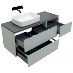 Тумба под столешницу Allen Brau Infinity 120 L 1.21005.PWM papyrus white matt