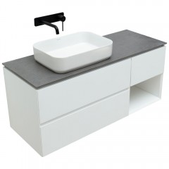 Тумба под столешницу Allen Brau Infinity 120 L 1.21005.WM white matt