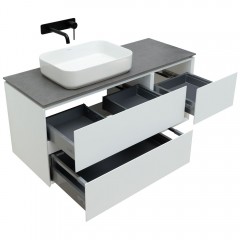 Тумба под столешницу Allen Brau Infinity 120 L 1.21005.WM white matt