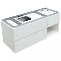 Тумба под столешницу Allen Brau Infinity 120 L 1.21005.WM white matt